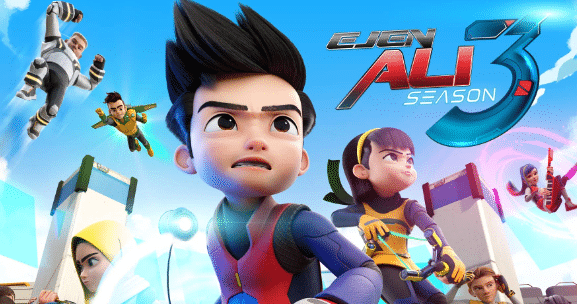 EJEN ALI MUSIM 3 RAIH ANUGERAH ANIMASI 3D TERBAIK