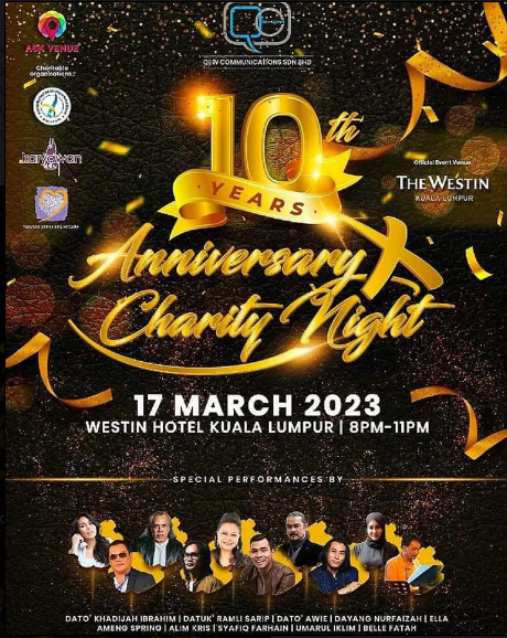 QEWCOMM -10TH ANNIVERSARY GALA NIGHT x CHARITY CONCERT