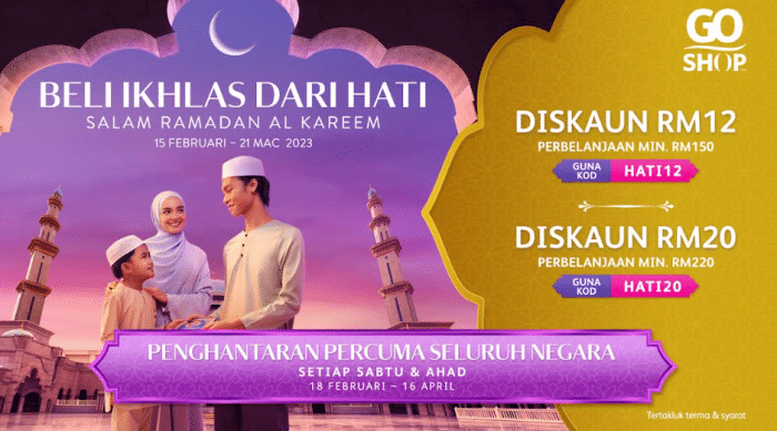 BELI IKHLAS DARI HATI BERSAMA GO SHOP