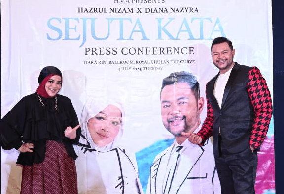 SEJUTA KATA LAGU DUET HAZRUL NIZAM DAN DIANA NAZYRA,