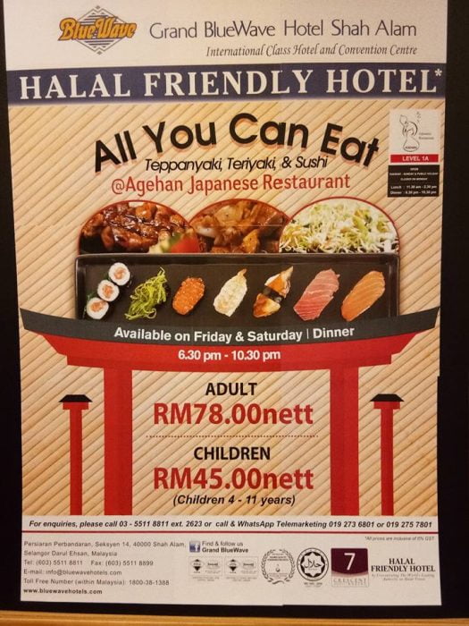 Agehan Japanese Rest - Grand Bluewave Hotel Promosi All You Can Eat