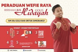 Peraduan Wefie Raya Jus Hidayah Gold Untuk Tahun 2018