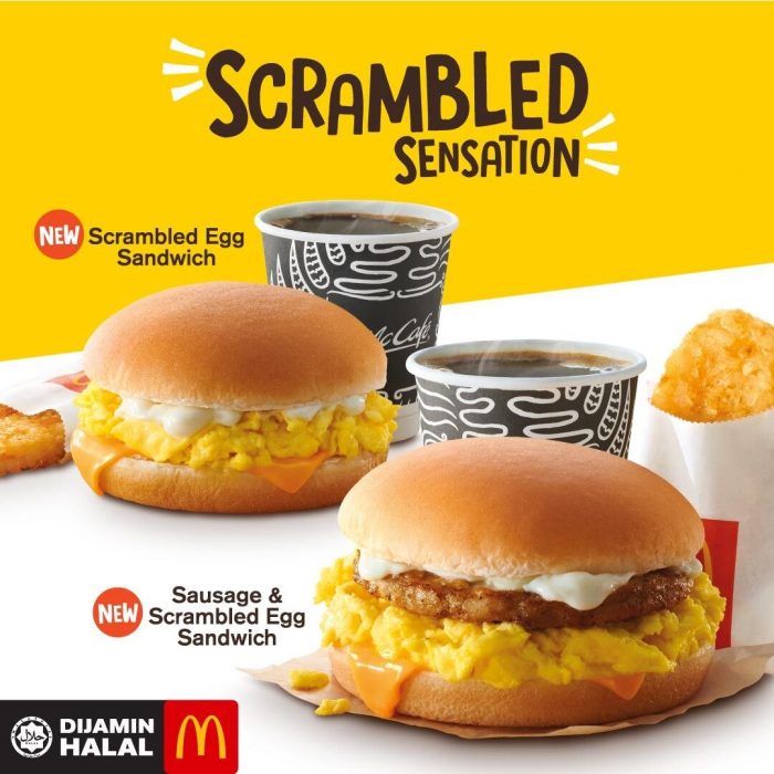 Scrambled Egg Sandwich Menu Sarapan Pagi Terbaru Dari McDonald’s