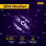 125W UltraDart Flash Charge by realme – 33% charge in 3 minutes