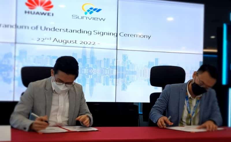 HUAWEI MALAYSIA & SUNVIEW SIGN MOU FOR NEW COLLABORATION!