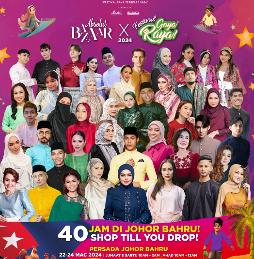 ABSOLUT BAZAAR X FESTIVAL GAYA RAYA DI PERSADA JOHOR