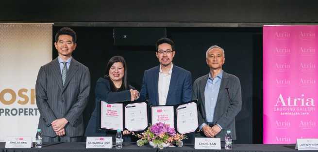 OSK PROPERTY KERJASAMA DENGAN PEOPLEUP SINGAPURA DI ATRIA,PJ