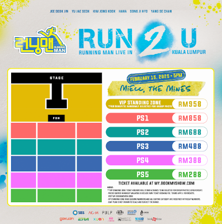 RUNNING MAN RUN 2 LIVE IN KUALA LUMPUR
