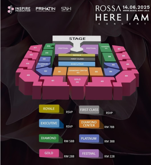 KONSERT 'HERE I AM' ROSSA