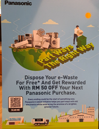 KEMPEN KITAR SEMULA E-WASTE PANASONIC