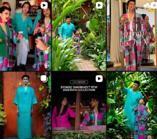 USHERA LANCAR WARNA WARNI HARI RAYA