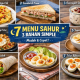 7 MENU SAHUR DENGAN 3 BAHAN SIMPLE & CEPAT!