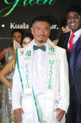 Mister Earth 2026 - Kenji Nishikawara,
