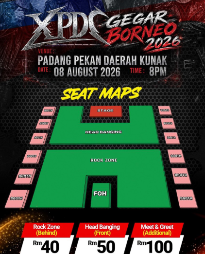 KONSERT XPDC GEGAR BORNEO 2026
