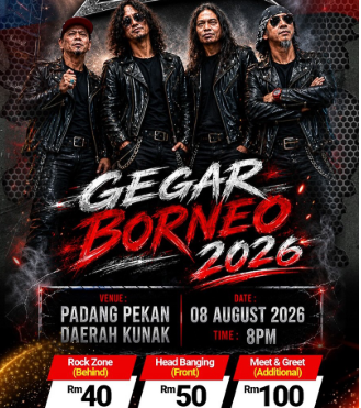 KONSERT XPDC GEGAR BORNEO 2026