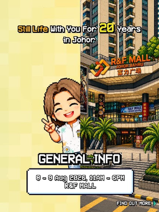 BIGBANG 20th Anniversary fan experience R&F Mall Johor Bahru