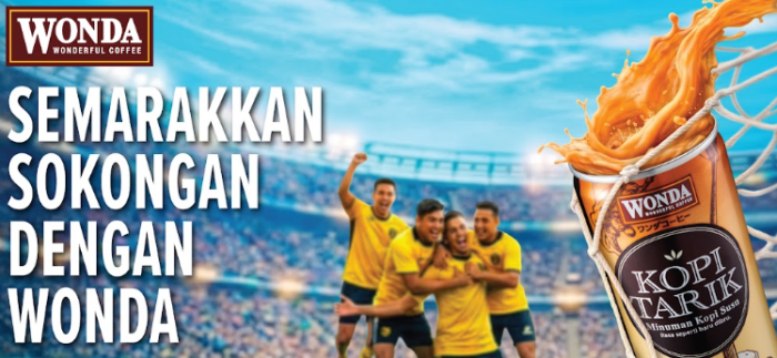 WONDA COFFEE SEMARAKKAN SEMANGAT BOLA SEPAK