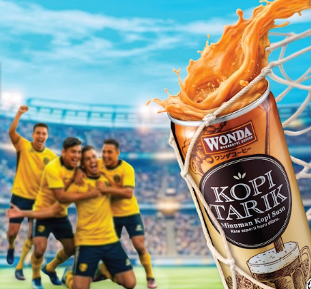 WONDA COFFEE SEMARAKKAN SEMANGAT BOLA SEPAK