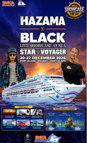 Suka Showcase @ Sea: Hazama, Black & Shila Amzah Naik Kapal