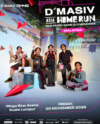 D'Masiv Asia Home Run di Kuala Lumpur 20 November 2026