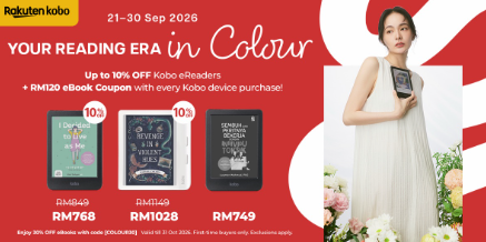 Rakuten Kobo September 2026 Your Reading Era in Colour campaign